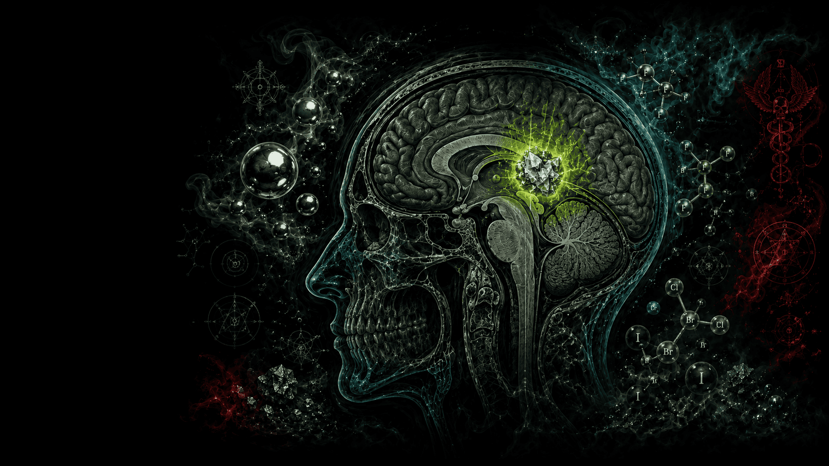 Pineal gland toxins: fluoride calcification and fluorite mineral buildup in the pineal gland